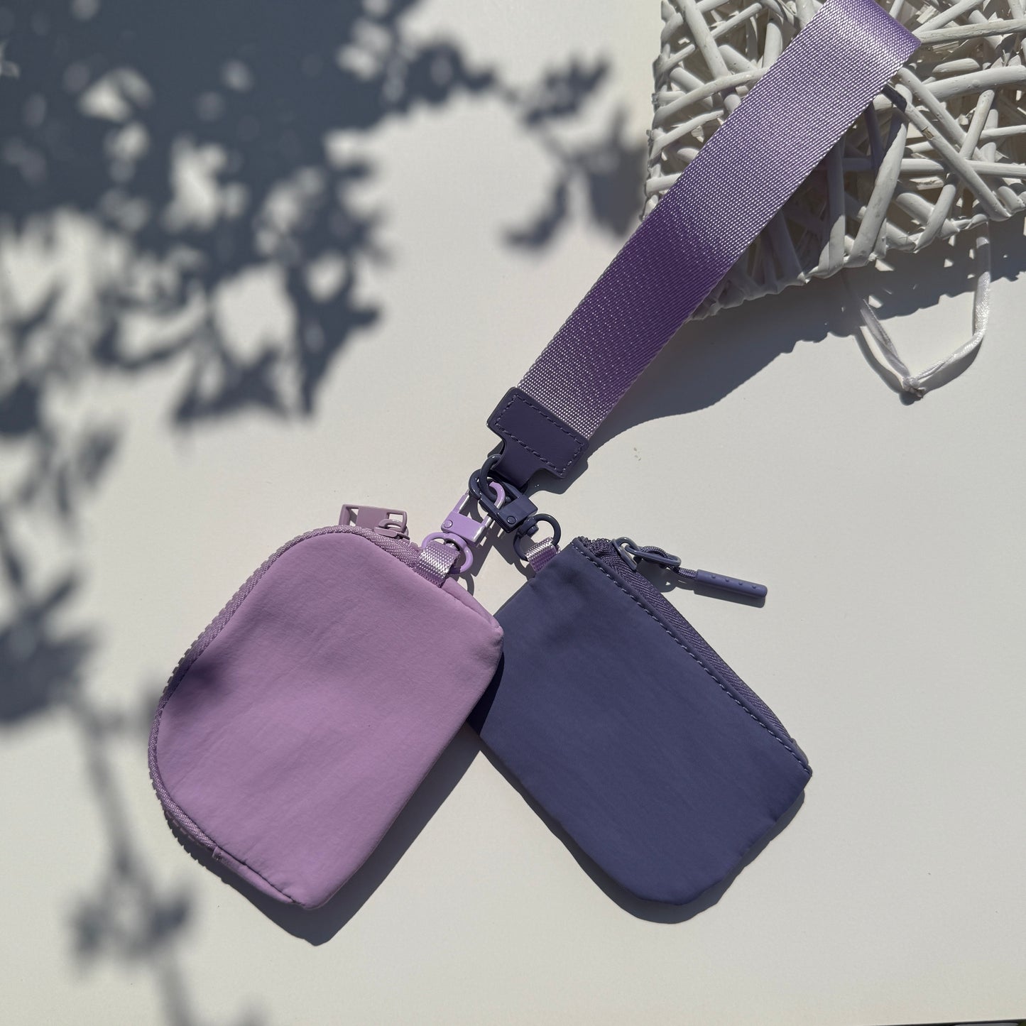Mini Wristlet Pouch Set-Stylish & Practical On-the-Go Accessory