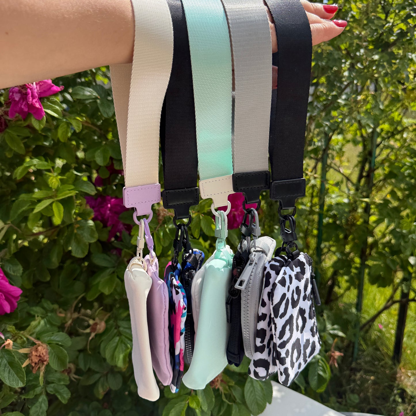 Mini Wristlet Pouch Set-Stylish & Practical On-the-Go Accessory