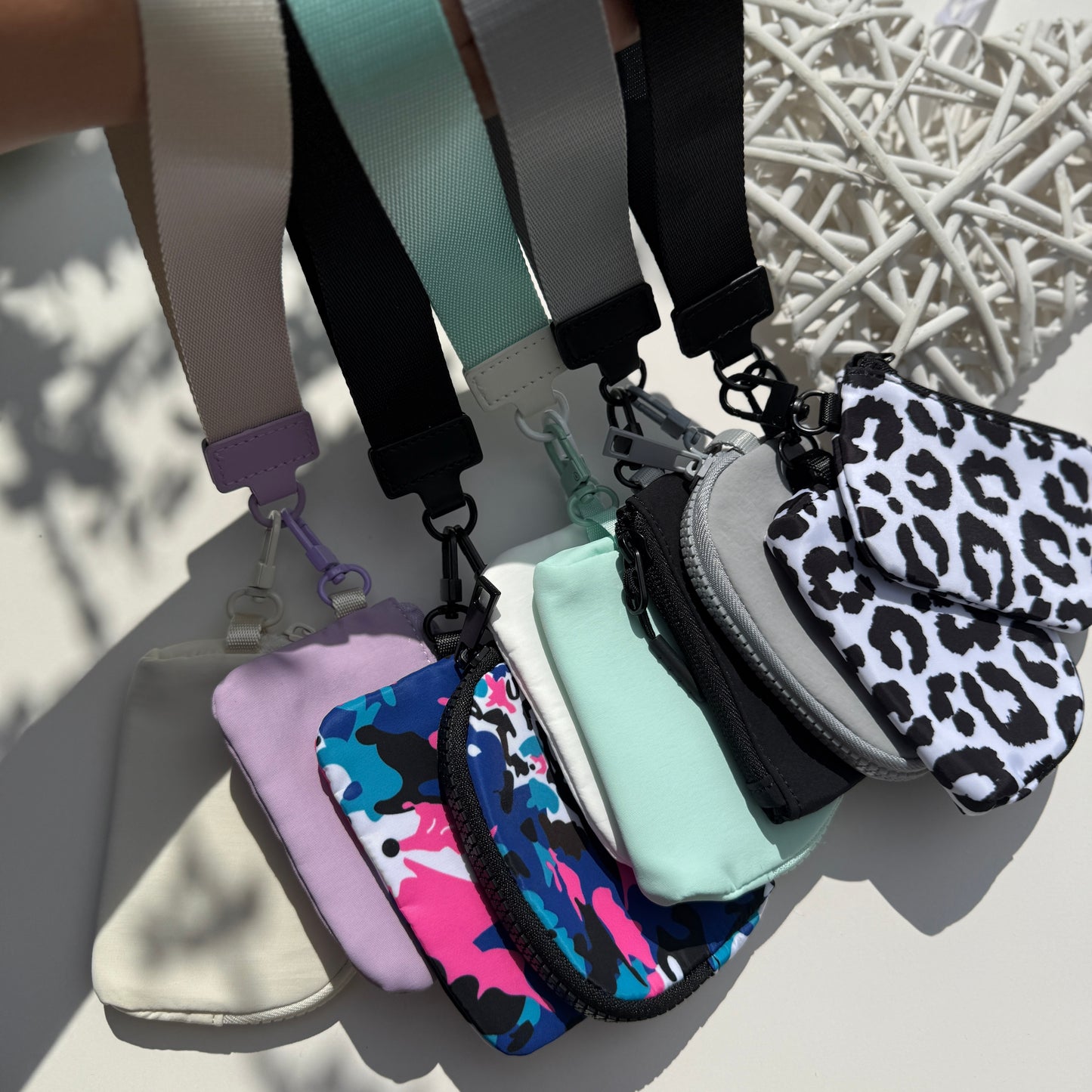 Mini Wristlet Pouch Set-Stylish & Practical On-the-Go Accessory