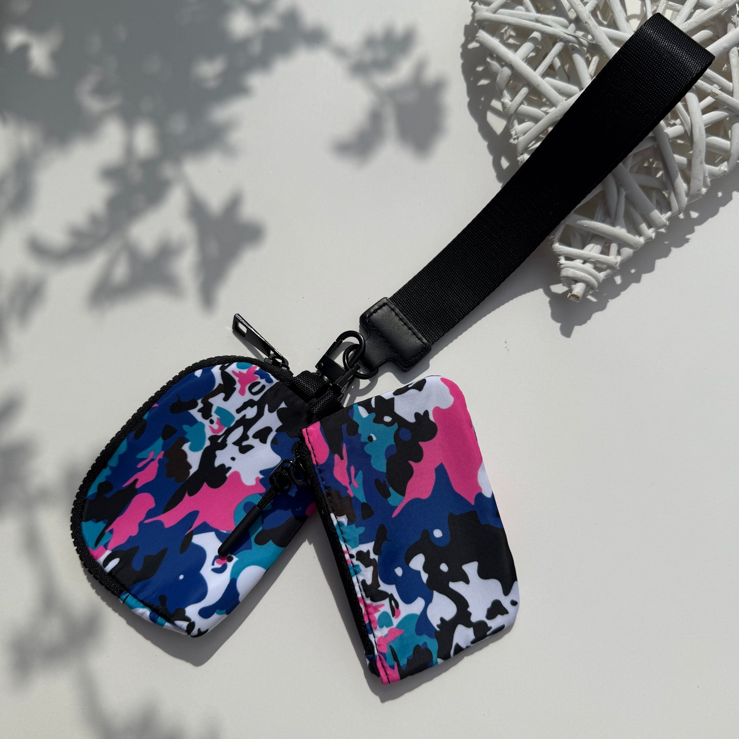 Mini Wristlet Pouch Set-Stylish & Practical On-the-Go Accessory