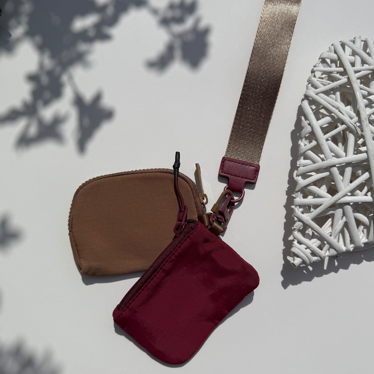 Mini Wristlet Pouch Set-Stylish & Practical On-the-Go Accessory