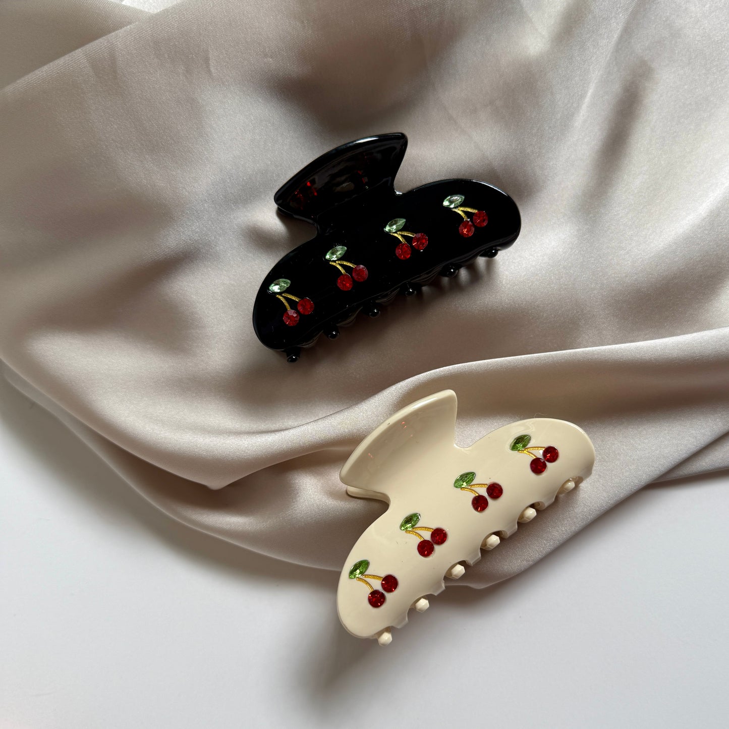 Hair Clip with Cherry design