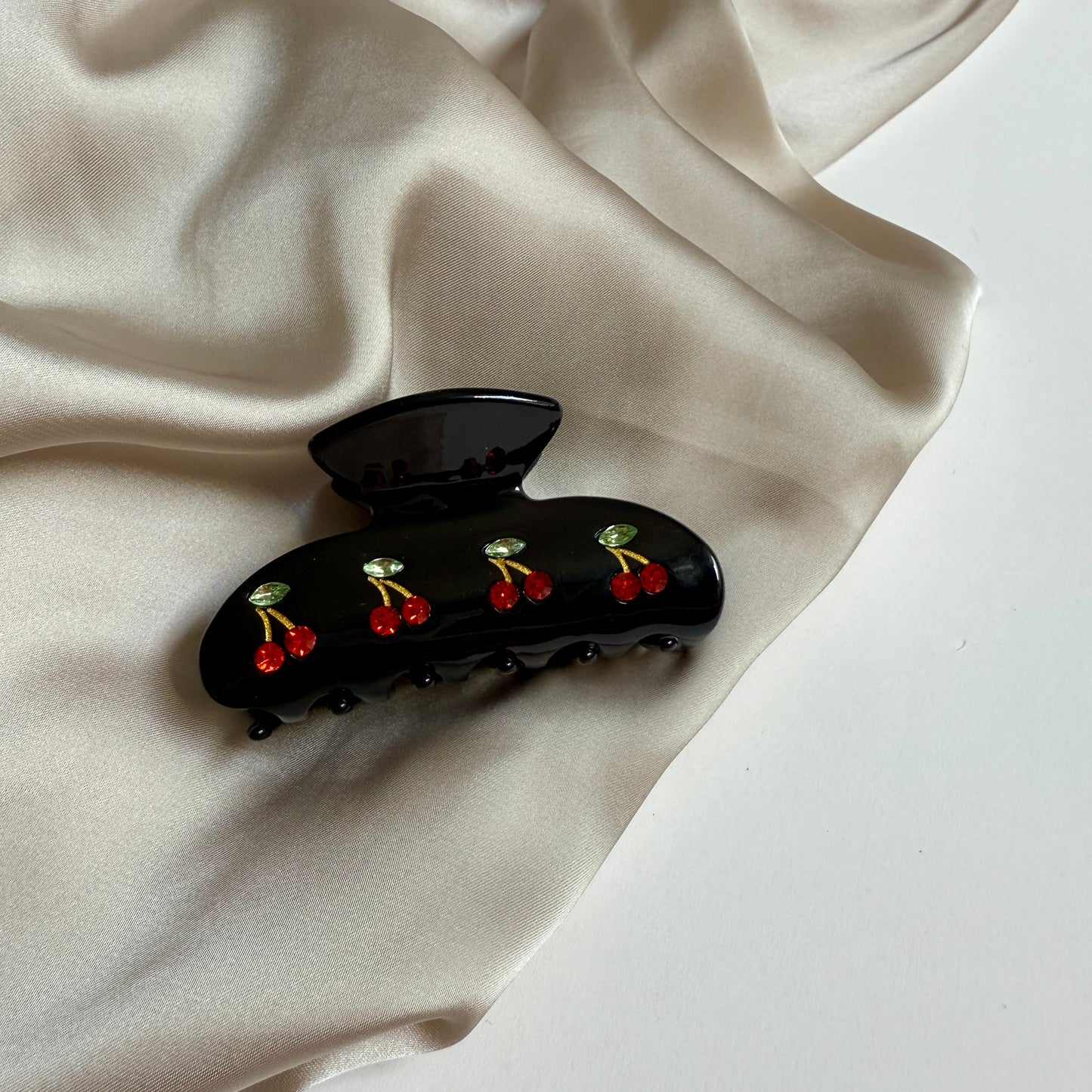 Hair Clip with Cherry design