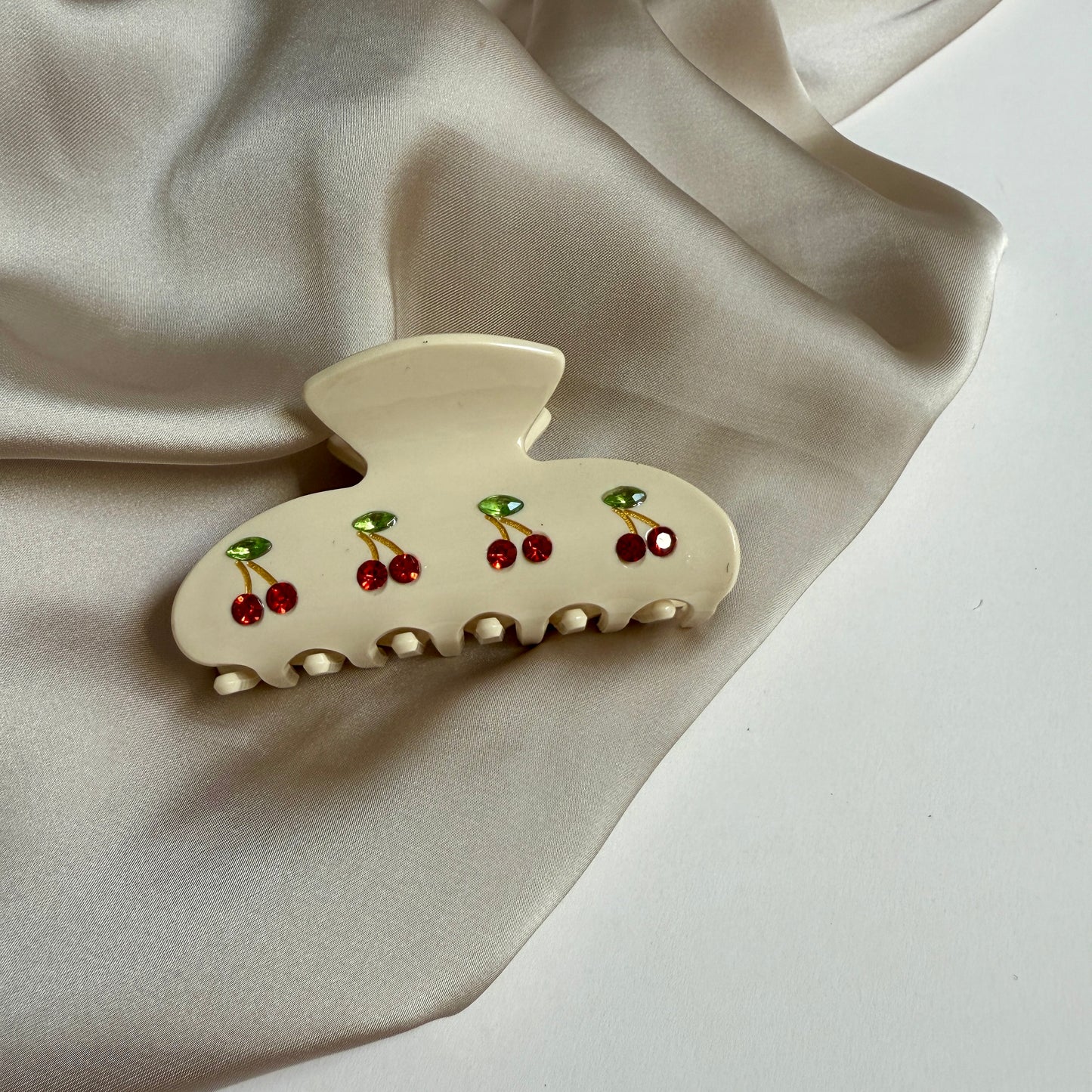 Hair Clip with Cherry design