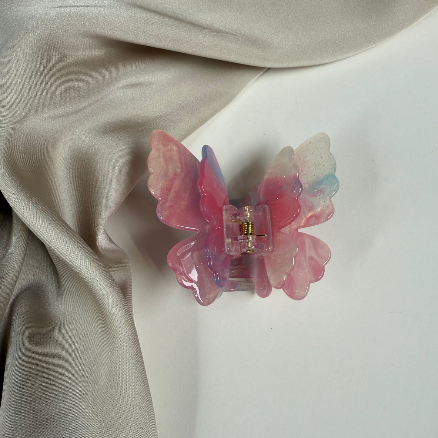 Butterfly Hair Claw Clip with shimmer