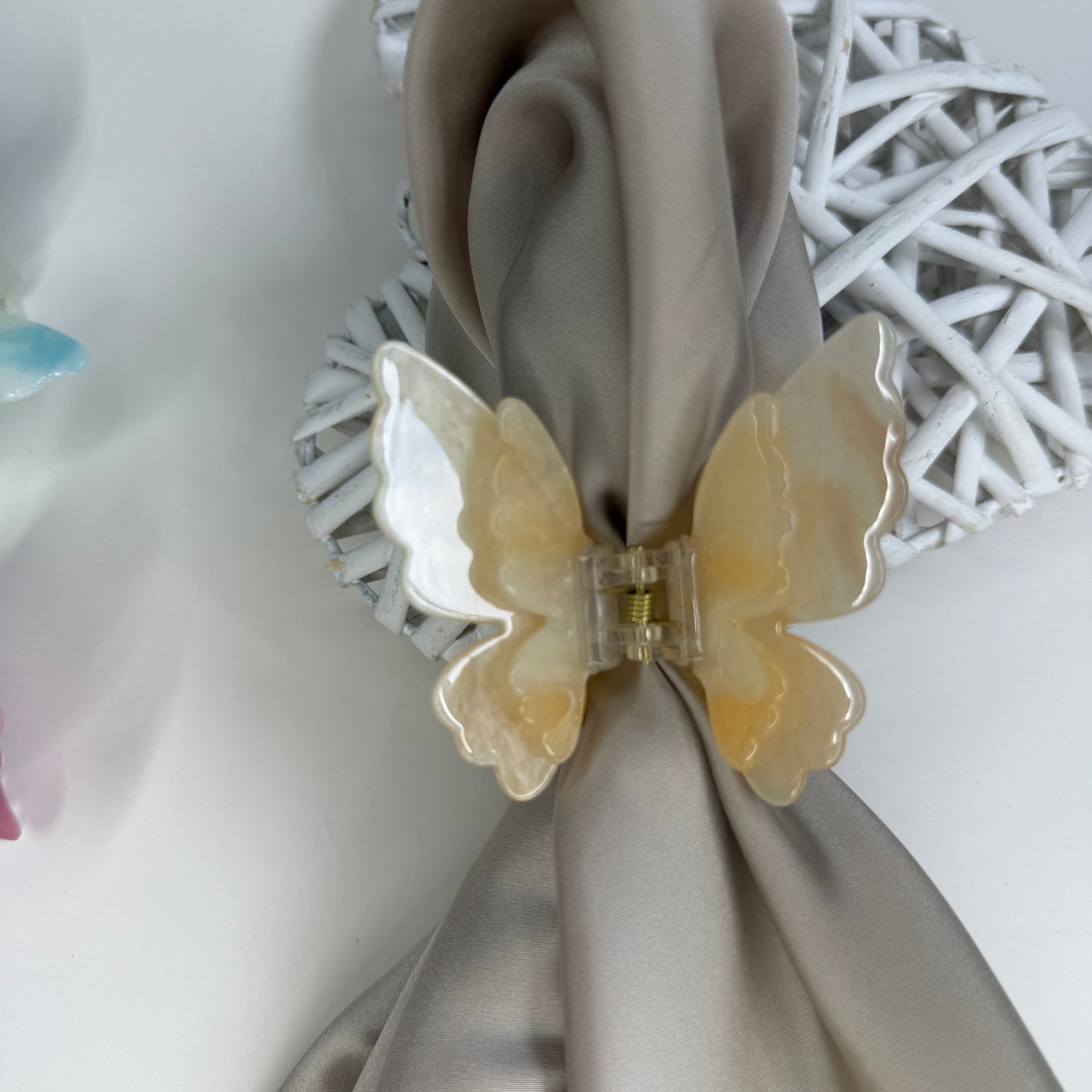 Butterfly Hair Claw Clip with shimmer