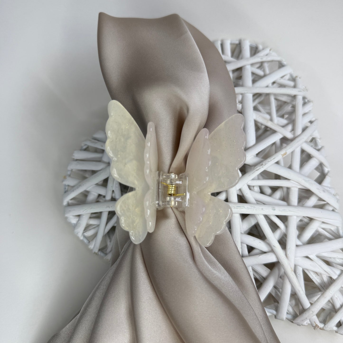 Butterfly Hair Claw Clip with shimmer