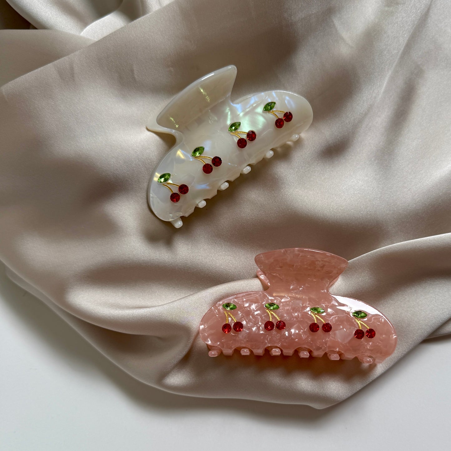 Hair Clip with Cherry design