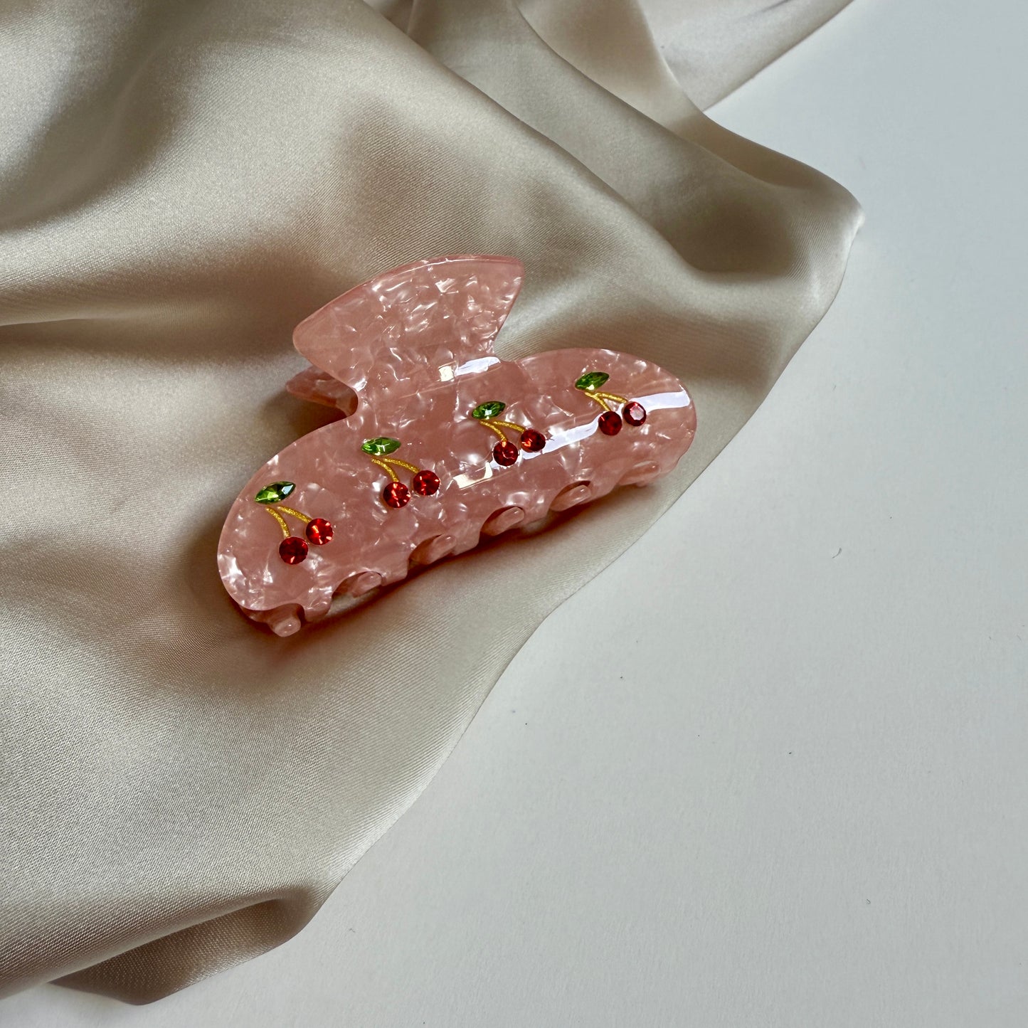 Hair Clip with Cherry design